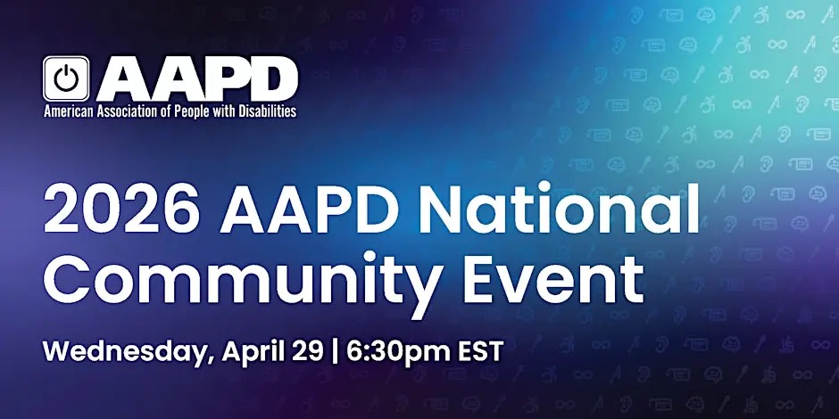 AAPD National Community Event Logo